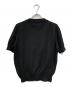 Maison Margiela (メゾンマルジェラ) 半袖ニット ブラック サイズ:SIZE M：9000円
