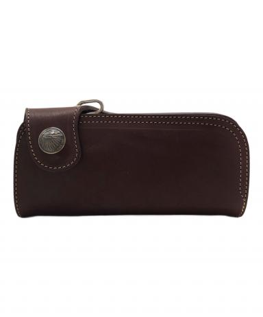 【中古】RED MOON 小銭入れ 中古・古着通販】RED MOON (レッドムーン) 長財布 ブラウン 未使用品