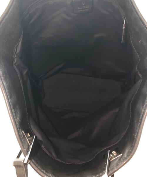 GUCCI（グッチ）GUCCI (グッチ) GGキャンバス トートバッグ ブラックの古着・服飾アイテム