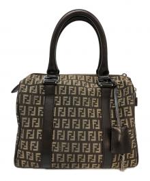 FENDI（フェンディ）の古着「ズッキーノミニボストンバッグ」｜ブラウン