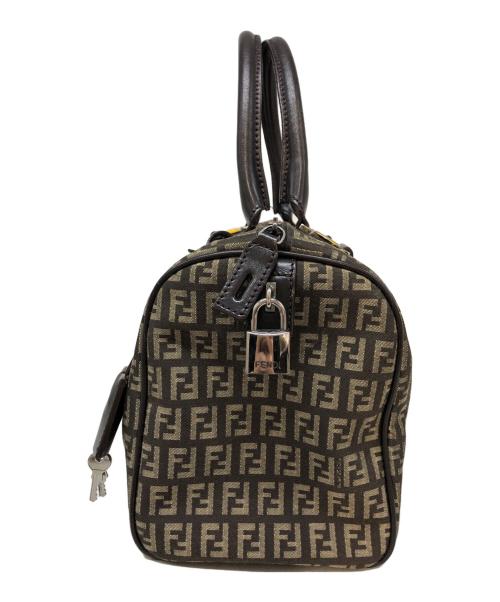 FENDI（フェンディ）FENDI (フェンディ) ズッキーノミニボストンバッグ ブラウンの古着・服飾アイテム