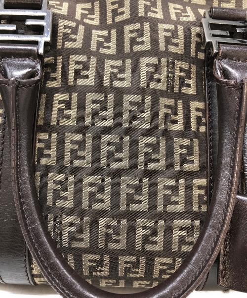 FENDI（フェンディ）FENDI (フェンディ) ズッキーノミニボストンバッグ ブラウンの古着・服飾アイテム