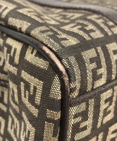 FENDI（フェンディ）FENDI (フェンディ) ズッキーノミニボストンバッグ ブラウンの古着・服飾アイテム