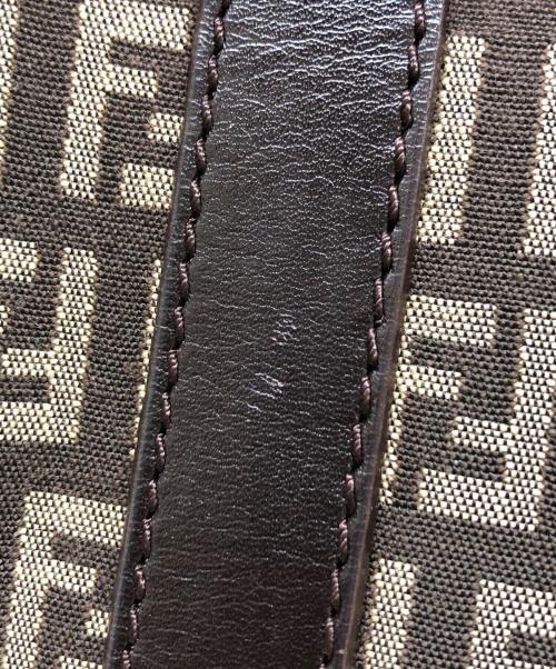 FENDI（フェンディ）FENDI (フェンディ) ズッキーノミニボストンバッグ ブラウンの古着・服飾アイテム