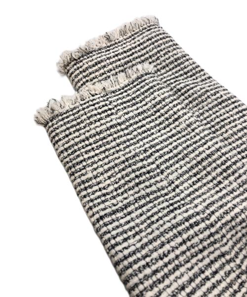 journal standard L'essage（ジャーナルスタンダード レサージュ）journal standard L'essage (ジャーナルスタンダード レサージュ) GIOLICAツイードBIGジャケット ホワイト×ブラック サイズ:不明の古着・服飾アイテム