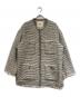 journal standard L'essage（ジャーナルスタンダード レサージュ）の古着「GIOLICAツイードBIGジャケット」｜ホワイト×ブラック
