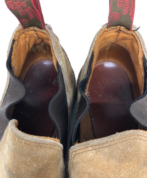 RED WING（レッドウィング）RED WING (レッドウィング) ROMEO サイドゴアスエードショートブーツ ベージュ サイズ:SIZE 7 2/1の古着・服飾アイテム