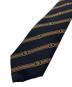 GUCCI (グッチ) インターロッキングGネクタイ ネイビー×レッド サイズ:148x7cm：15000円