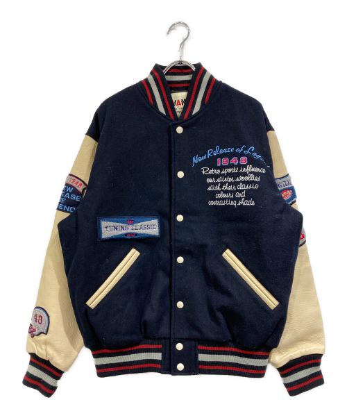 VAN（ヴァン）VAN (ヴァン) ワッペンスタジャン ブラック サイズ:SIZE Mの古着・服飾アイテム