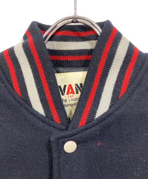 VAN（ヴァン）VAN (ヴァン) ワッペンスタジャン ブラック サイズ:SIZE Mの古着・服飾アイテム