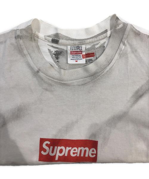 SUPREME（シュプリーム）Supreme (シュプリーム) MM6 Maison Margiela (エムエムシックスメゾンマルジェラ) Box Logo Tee ホワイト サイズ:SIZE Mの古着・服飾アイテム