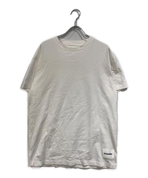 JIL SANDER（ジルサンダー）JIL SANDER (ジルサンダー) ワンポイントTシャツ ホワイト サイズ:不明の古着・服飾アイテム