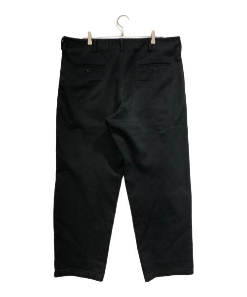 Yohji Yamamoto pour homme（ヨウジヤマモト プールオム）Yohji Yamamoto pour homme (ヨウジヤマモト プールオム) カツラギコットンイージーパンツ ブラック サイズ:3の古着・服飾アイテム