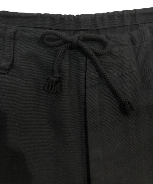 Yohji Yamamoto pour homme（ヨウジヤマモト プールオム）Yohji Yamamoto pour homme (ヨウジヤマモト プールオム) カツラギコットンイージーパンツ ブラック サイズ:3の古着・服飾アイテム