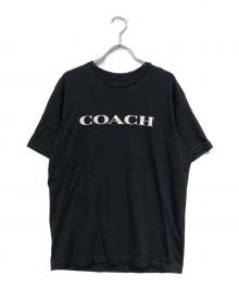 COACH（コーチ）の古着「半袖ロゴTシャツ」｜ブラック