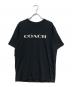 COACH（コーチ）の古着「半袖ロゴTシャツ」｜ブラック