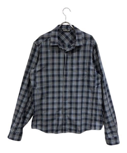 ARC'TERYX（アークテリクス）ARC'TERYX (アークテリクス) BERNAL LS SHIRT ブルー×ネイビー サイズ:Mの古着・服飾アイテム