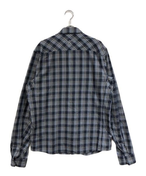 ARC'TERYX（アークテリクス）ARC'TERYX (アークテリクス) BERNAL LS SHIRT ブルー×ネイビー サイズ:Mの古着・服飾アイテム
