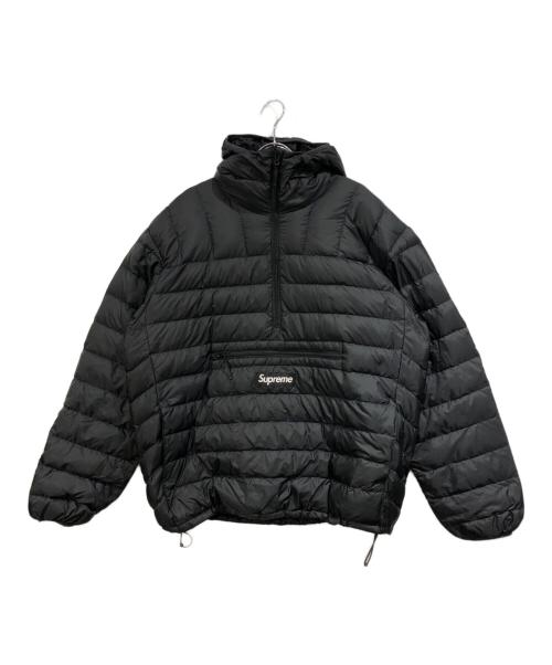 SUPREME（シュプリーム）Supreme (シュプリーム) Micro Down Half Zip Hooded Pullover ブラック サイズ:SIZE Mの古着・服飾アイテム