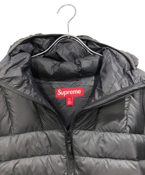 SUPREME（シュプリーム）Supreme (シュプリーム) Micro Down Half Zip Hooded Pullover ブラック サイズ:SIZE Mの古着・服飾アイテム