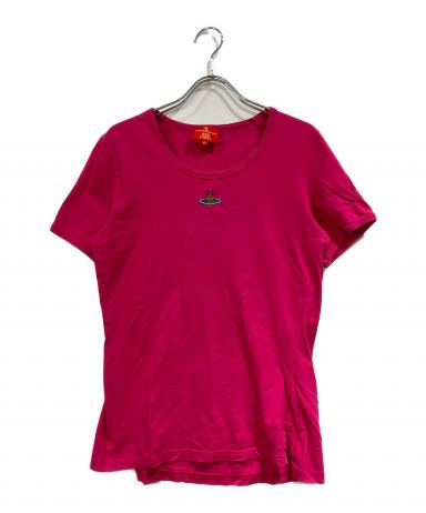 00s ヴィヴィアンウエストウッドレッドレーベル オーブ刺繍 Tシャツ 中古・古着通販】Vivienne Westwood RED LABEL (ヴィヴィアンウエスト