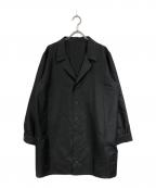 Caleカル）の古着「シルクシャツ」｜ブラック