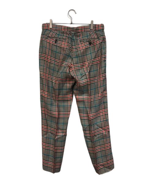 CABAN（キャバン）CABaN (キャバン) チェック3Bセットアップ レッド×グレー サイズ:SIZE Lの古着・服飾アイテム