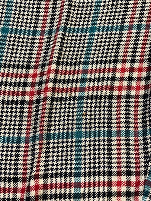 CABAN（キャバン）CABaN (キャバン) チェック3Bセットアップ レッド×グレー サイズ:SIZE Lの古着・服飾アイテム
