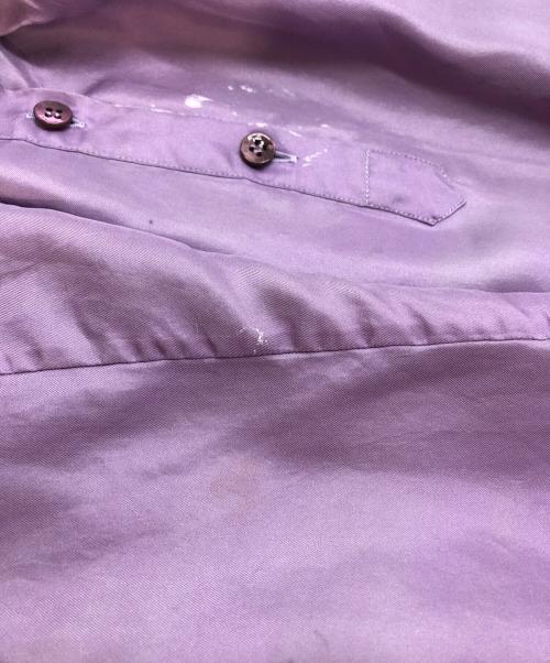 ETRO（エトロ）ETRO (エトロ) 総柄シルクシャツ パープル サイズ:SIZE 44の古着・服飾アイテム