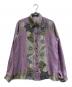ETRO（エトロ）の古着「総柄シルクシャツ」｜パープル