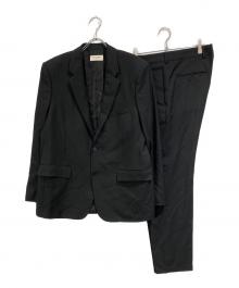 Saint Laurent Paris（サンローランパリ）の古着「ノッチドラペル2Bセットアップ」｜ブラック