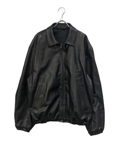 ssstein（シュタイン）ssstein (シュタイン) Lambs Leather Light Zip Jacket ブラック サイズ:SIZE Mの古着・服飾アイテム