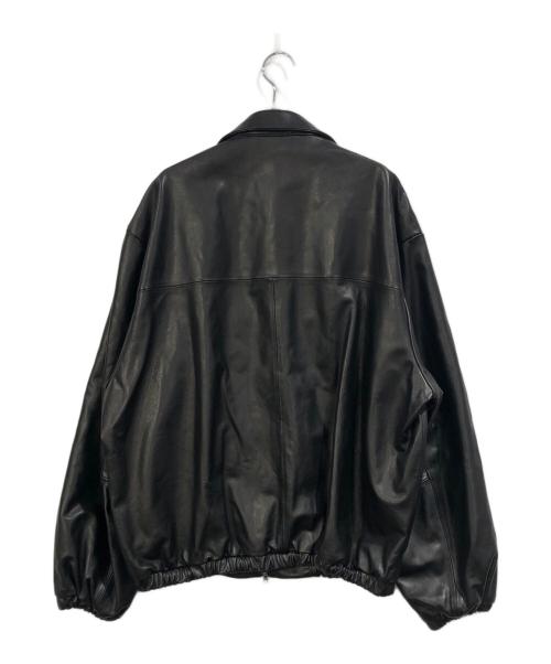 ssstein（シュタイン）ssstein (シュタイン) Lambs Leather Light Zip Jacket ブラック サイズ:SIZE Mの古着・服飾アイテム
