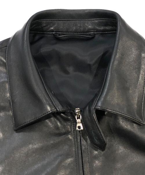 ssstein（シュタイン）ssstein (シュタイン) Lambs Leather Light Zip Jacket ブラック サイズ:SIZE Mの古着・服飾アイテム