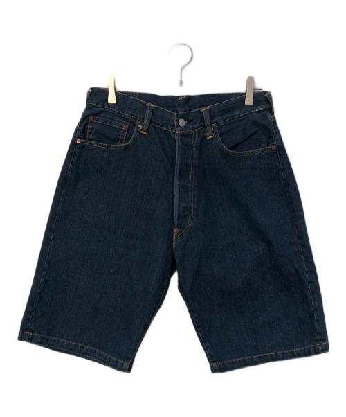 EVISU（エヴィス）EVISU (エヴィス) カモメプリントデニムハーフパンツ ブルー サイズ:SIZE 33の古着・服飾アイテム