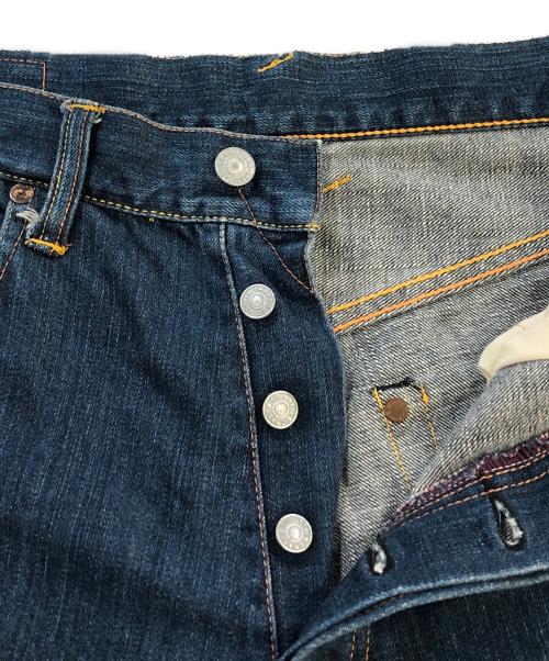 EVISU（エヴィス）EVISU (エヴィス) カモメプリントデニムハーフパンツ ブルー サイズ:SIZE 33の古着・服飾アイテム