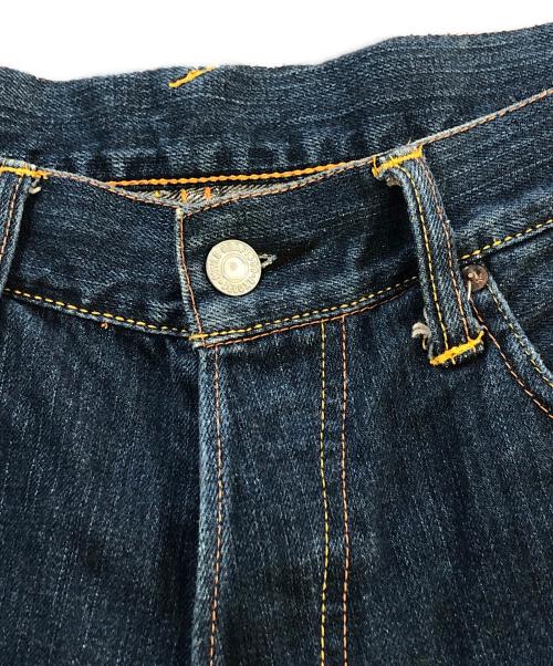 EVISU（エヴィス）EVISU (エヴィス) カモメプリントデニムハーフパンツ ブルー サイズ:SIZE 33の古着・服飾アイテム