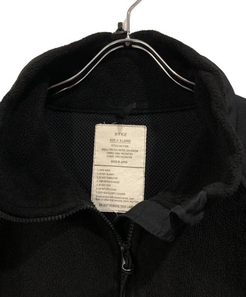 HYKE（ハイク）HYKE (ハイク) FLEECE JACKET ブラック サイズ:SIZE 4XLの古着・服飾アイテム
