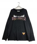 Maison Margielaメゾンマルジェラ）の古着「再構築UNIVERSITY長袖Tシャツ」｜ブラック