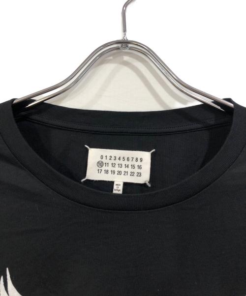 Maison Margiela（メゾンマルジェラ）Maison Margiela (メゾンマルジェラ) 再構築UNIVERSITY長袖Tシャツ ブラック サイズ:SIZE46の古着・服飾アイテム