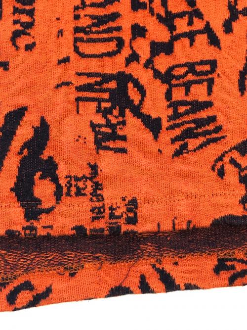 Vivienne Westwood man（ヴィヴィアン ウェストウッド マン）Vivienne Westwood man (ヴィヴィアン ウェストウッド マン) オーブ刺繍総柄ポロシャツ オレンジ サイズ:SIZE 44の古着・服飾アイテム