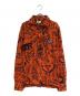 Vivienne Westwood man（ヴィヴィアン ウェストウッド マン）の古着「オーブ刺繍総柄ポロシャツ」｜オレンジ