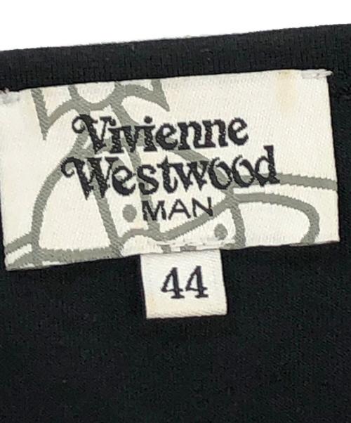 Vivienne Westwood man（ヴィヴィアン ウェストウッド マン）Vivienne Westwood man (ヴィヴィアン ウェストウッド マン) ブーシェプリントＴシャツ ブラック×ブルー サイズ:SIZE 44の古着・服飾アイテム