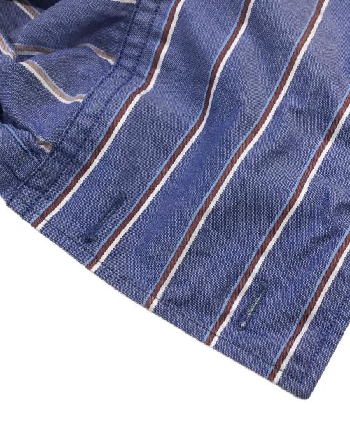 Vivienne Westwood man（ヴィヴィアン ウェストウッド マン）Vivienne Westwood man (ヴィヴィアン ウェストウッド マン) オーブ刺繍ストライプシャツ ブルー×ホワイト サイズ:SIZE 44の古着・服飾アイテム