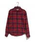 Vivienne Westwood man（ヴィヴィアン ウェストウッド マン）の古着「オーブ刺繍チェックシャツ」｜レッド×ネイビー