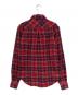 Vivienne Westwood man (ヴィヴィアン ウェストウッド マン) オーブ刺繍チェックシャツ レッド×ネイビー サイズ:SIZE 44：9000円