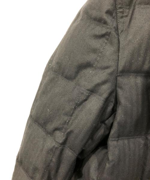 BLACK LABEL CRESTBRIDGE（ブラックレーベル クレストブリッジ）BLACK LABEL CRESTBRIDGE (ブラックレーベル クレストブリッジ) LORO PIANA (ロロピアーナ) ストームシステムステッチダウンジャケット ブラック サイズ:Lの古着・服飾アイテム