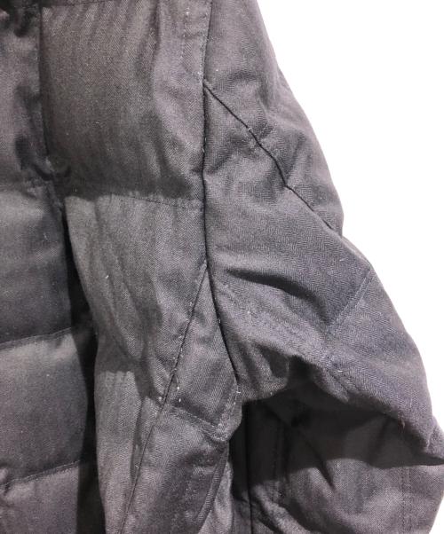 BLACK LABEL CRESTBRIDGE（ブラックレーベル クレストブリッジ）BLACK LABEL CRESTBRIDGE (ブラックレーベル クレストブリッジ) LORO PIANA (ロロピアーナ) ストームシステムステッチダウンジャケット ブラック サイズ:Lの古着・服飾アイテム