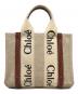 Chloe（クロエ）の古着「WOODYキャンバススモールトートバッグ」｜ベージュ