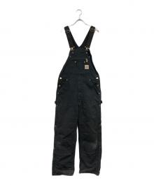 CarHartt（カーハート）の古着「ダブルニーオーバーオール」｜ブラック